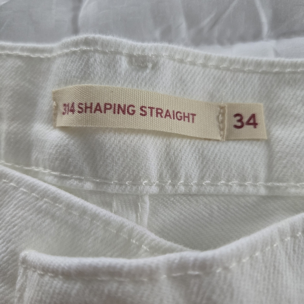 White LEVIS Denim Jeans - Picture 3 of 4